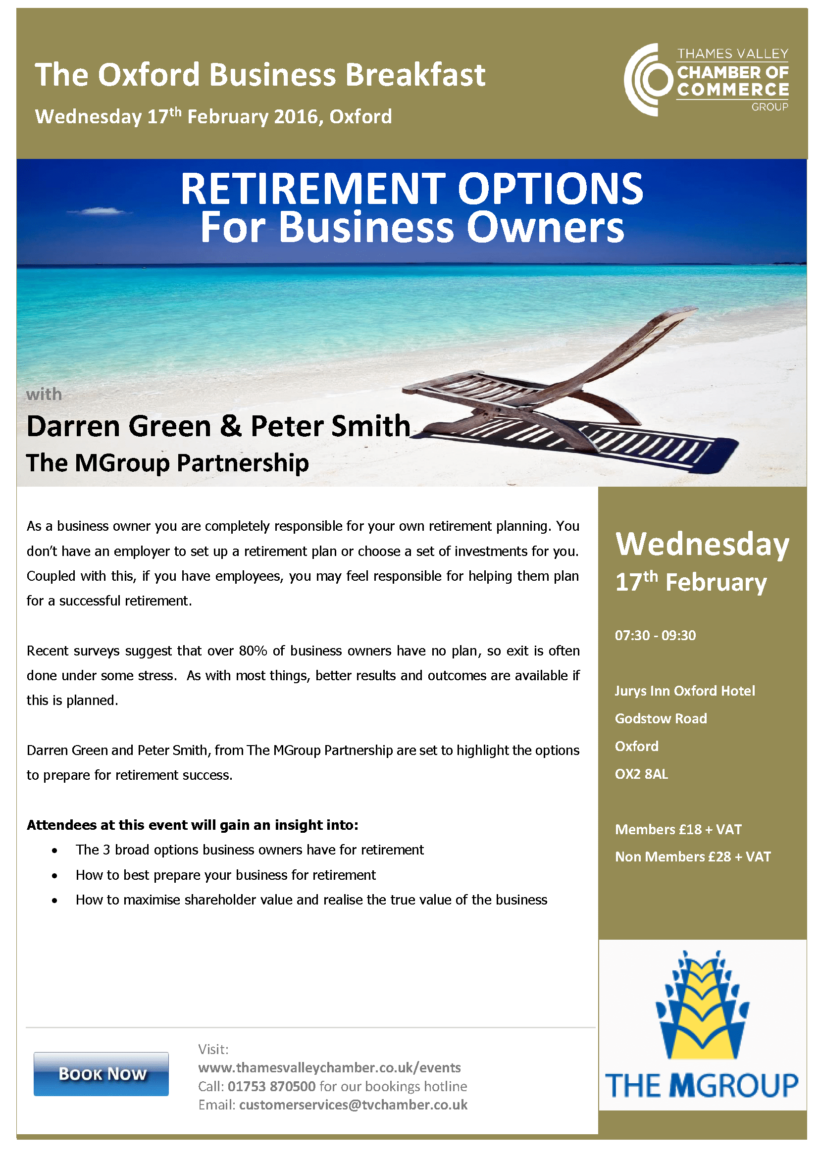 Retirement Option for Business Owners