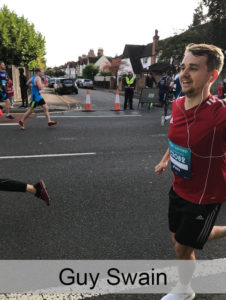 Guy Swain Running the Half Marathon